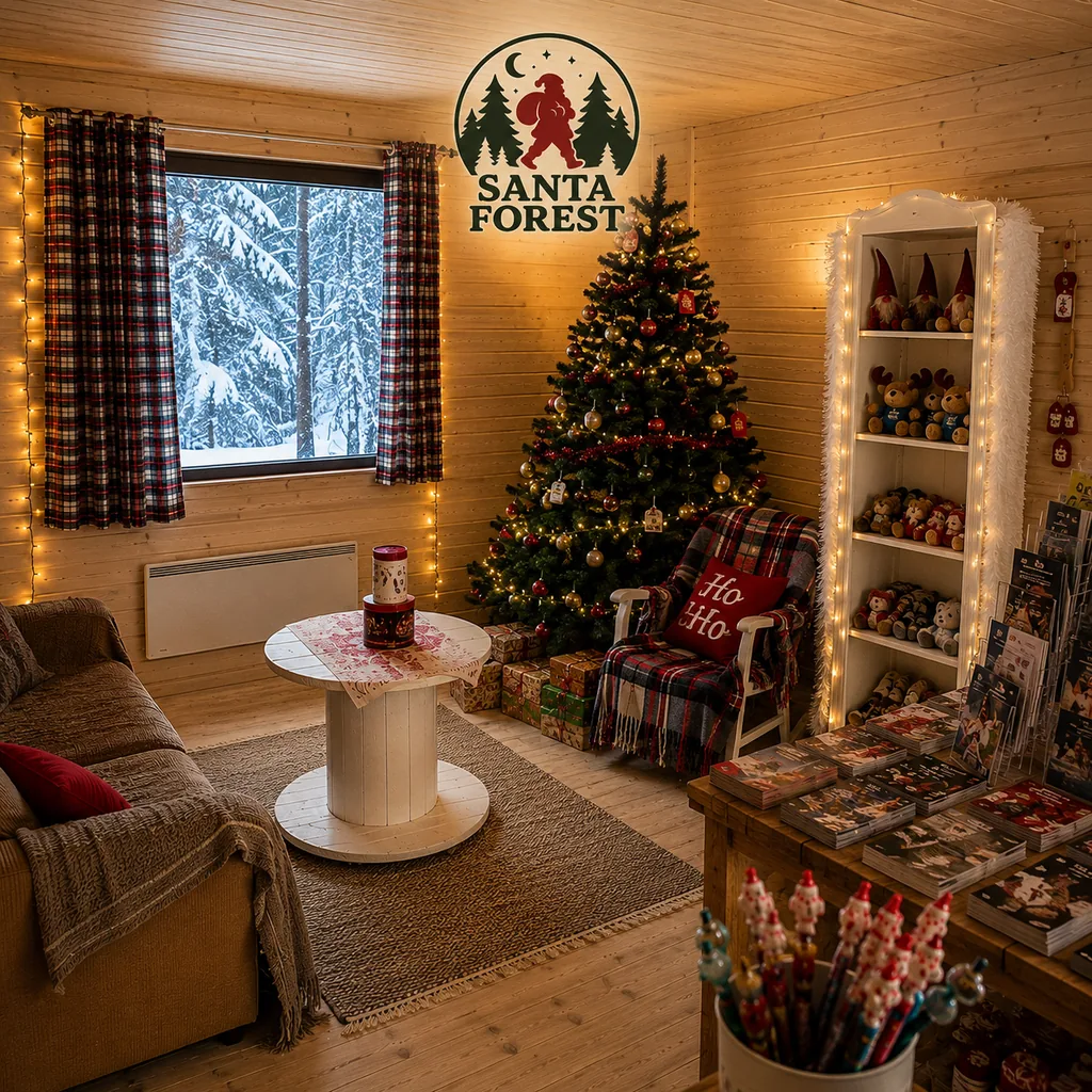 Santa Forestin lounge ja taianomainen putiikki Rovaniemellä