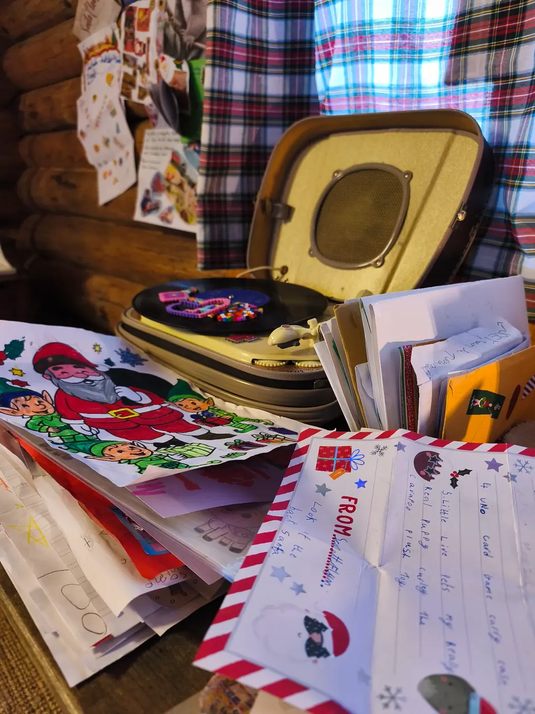 Children’s letters to Santa Claus in Lapland