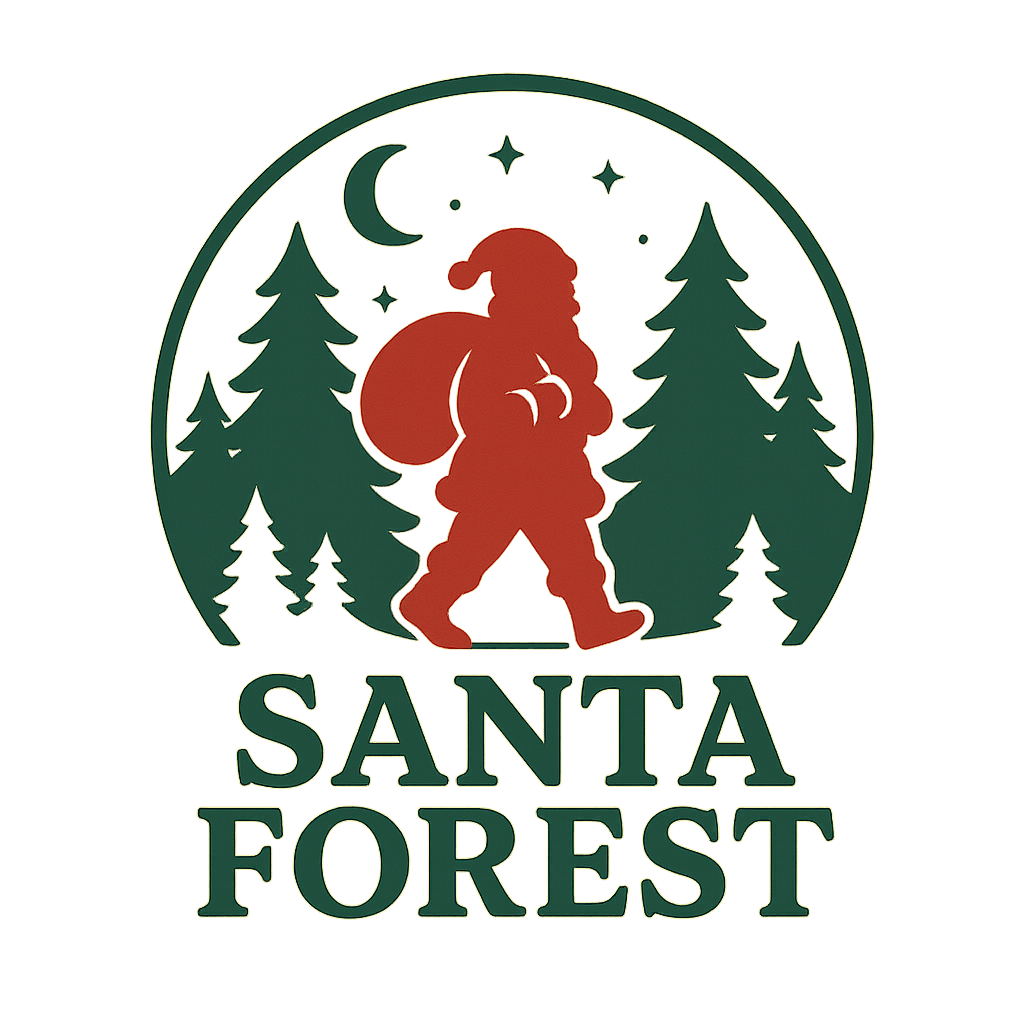 Santa Claus Forest Logo