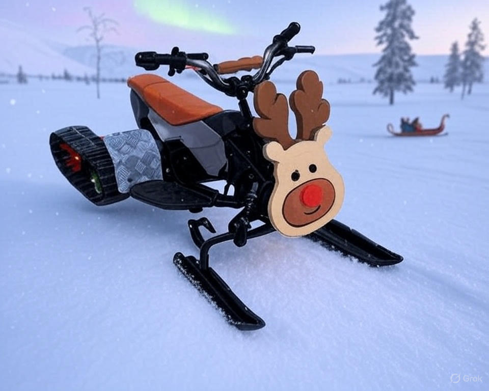 Electric reindeer for kids