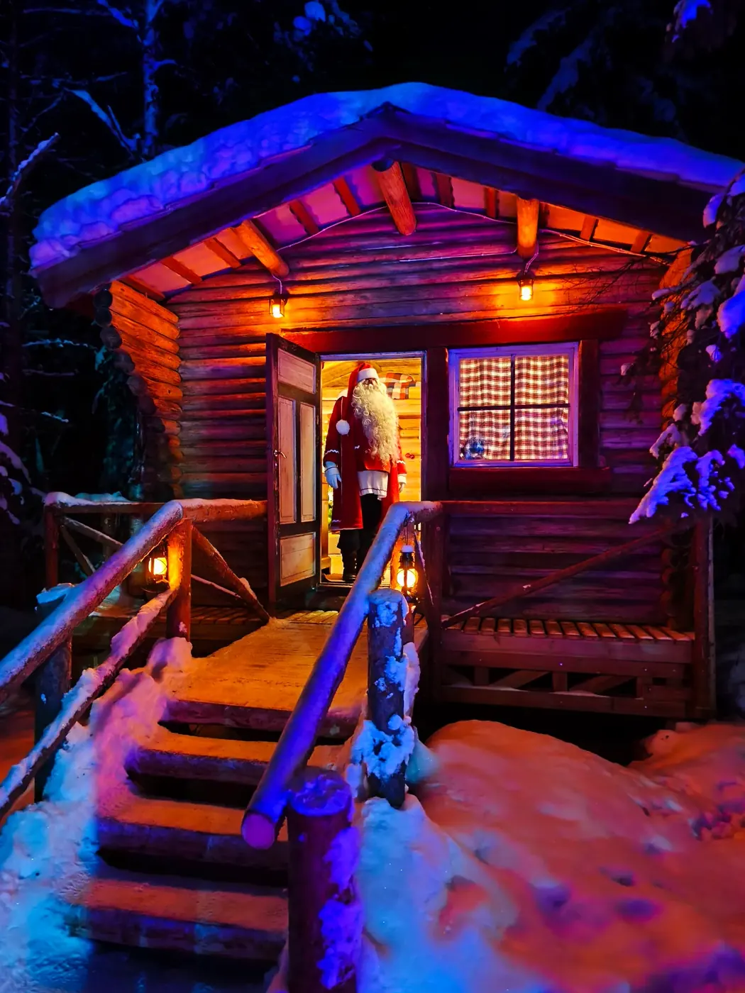 Santa Claus cabin at Santa Forest near Rovaniemi